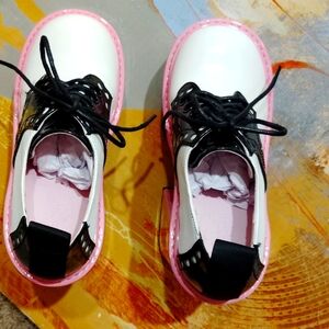 Stylish Pink and Black Shoes